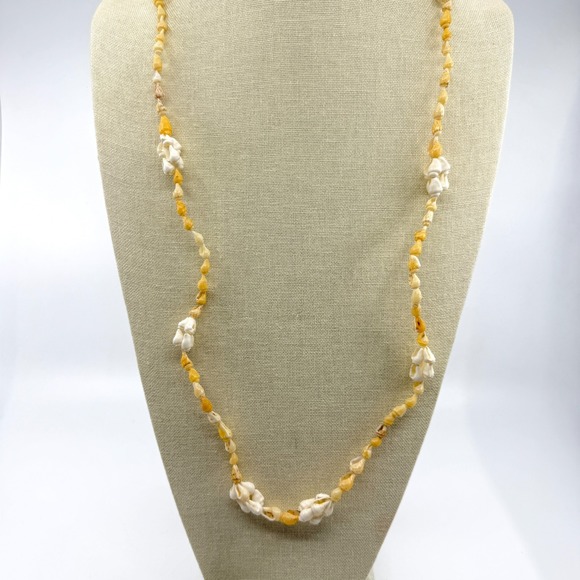 Jewelry - Boho Coastal Seashell Necklace - Summer Beach Festival Jewelry Gift